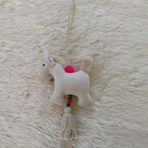 Horse key chains Horse keychain Animal keychain Fabric horse Horse Key ring Stuffed horse colorful embroidered horse gift for her Gift Horse