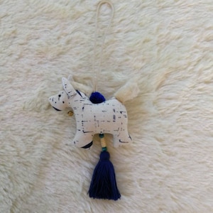 Horse key chains Horse keychain Animal keychain Fabric horse Horse Key ring Stuffed horse colorful embroidered horse gift for her Gift Horse