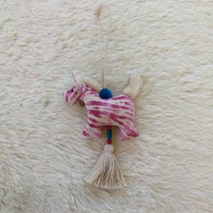 Horse key chains Horse keychain Animal keychain Fabric horse Horse Key ring Stuffed horse colorful embroidered horse gift for her Gift Horse