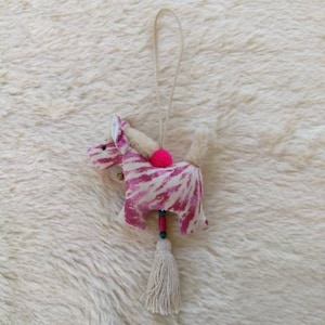 Horse key chains Horse keychain Animal keychain Fabric horse Horse Key ring Stuffed horse colorful embroidered horse gift for her Gift Horse