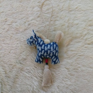 Horse key chains Horse keychain Animal keychain Fabric horse Horse Key ring Stuffed horse colorful embroidered horse gift for her Gift Horse