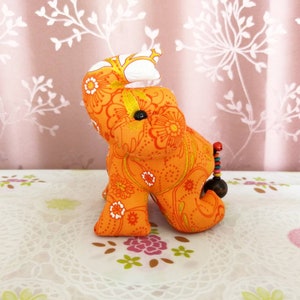 Stuffed Elephant Doll Elephant Handmade Elephant plush doll Home Decor Animal Doll Toy Gift for Children red elephant Toy Gift for birthday