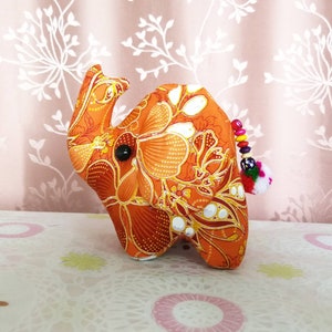 Stuffed Elephant Doll Elephant Handmade Elephant plush doll Home Decor Animal Doll Toy Gift for Children red elephant Toy Gift for birthday