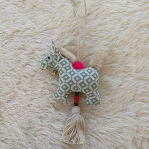 Horse key chains Horse keychain Animal keychain Fabric horse Horse Key ring Stuffed horse colorful embroidered horse gift for her Gift Horse