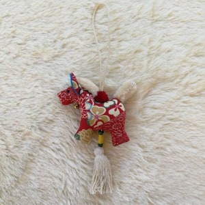 Horse key chains Horse keychain Animal keychain Fabric horse Horse Key ring Stuffed horse colorful embroidered horse gift for her Gift Horse