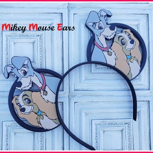Lady and The Tramp 3D Printed Mouse ears - Bow - Custom available