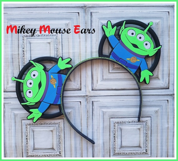 Alien Toy Story 3d Printed Mouse Ears - Custom - Mikey Mouse 