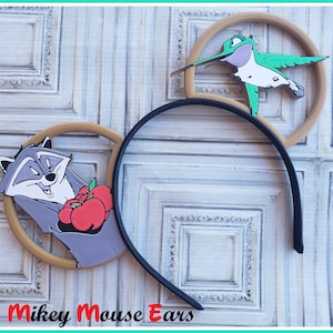 Pocahontas flit meeko 3D Printed Mouse ears - Bow - Custom available