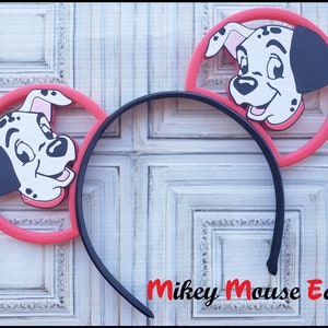 Dalmatians 101 ears 3D Printed Mouse ears - Bow optional -