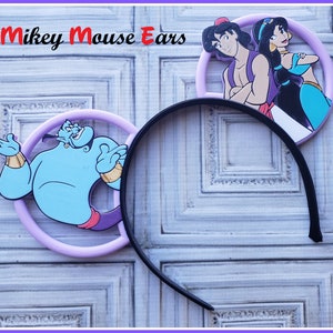 Aladdin Jasmine Genie 3D Printed Mouse ears - Bow - Custom available