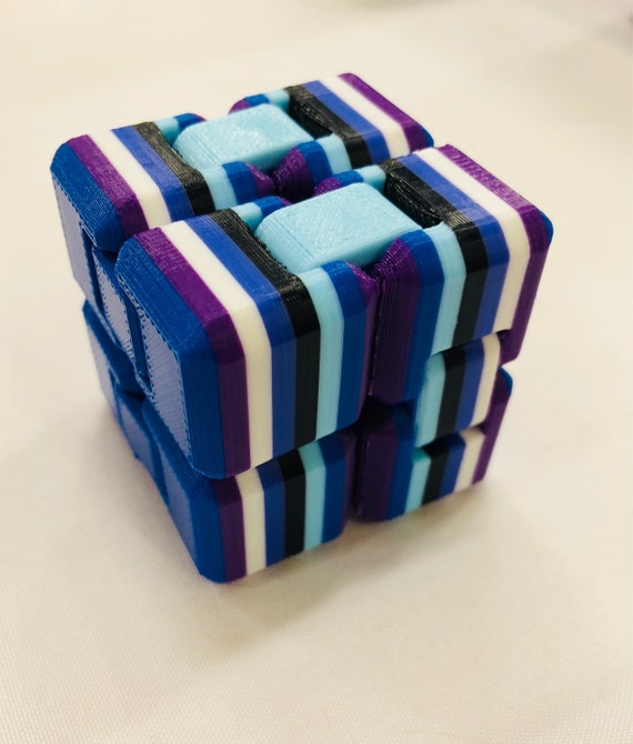 Multi Color Fidget Cube Fidget Toy Infinity Cube Stress Etsy Multi Color Fidget Cube Fidget Toy Infinity Cube Stress Etsy