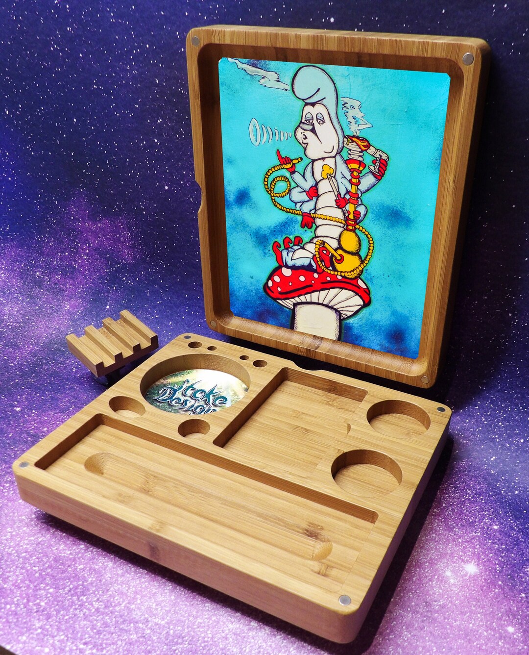 Alice in Wonderland Rolling Tray Etsy