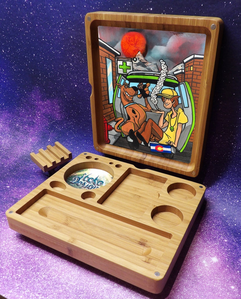 Scooby Doo Rolling Tray / Stash Box / Travel Case All in One Etsy