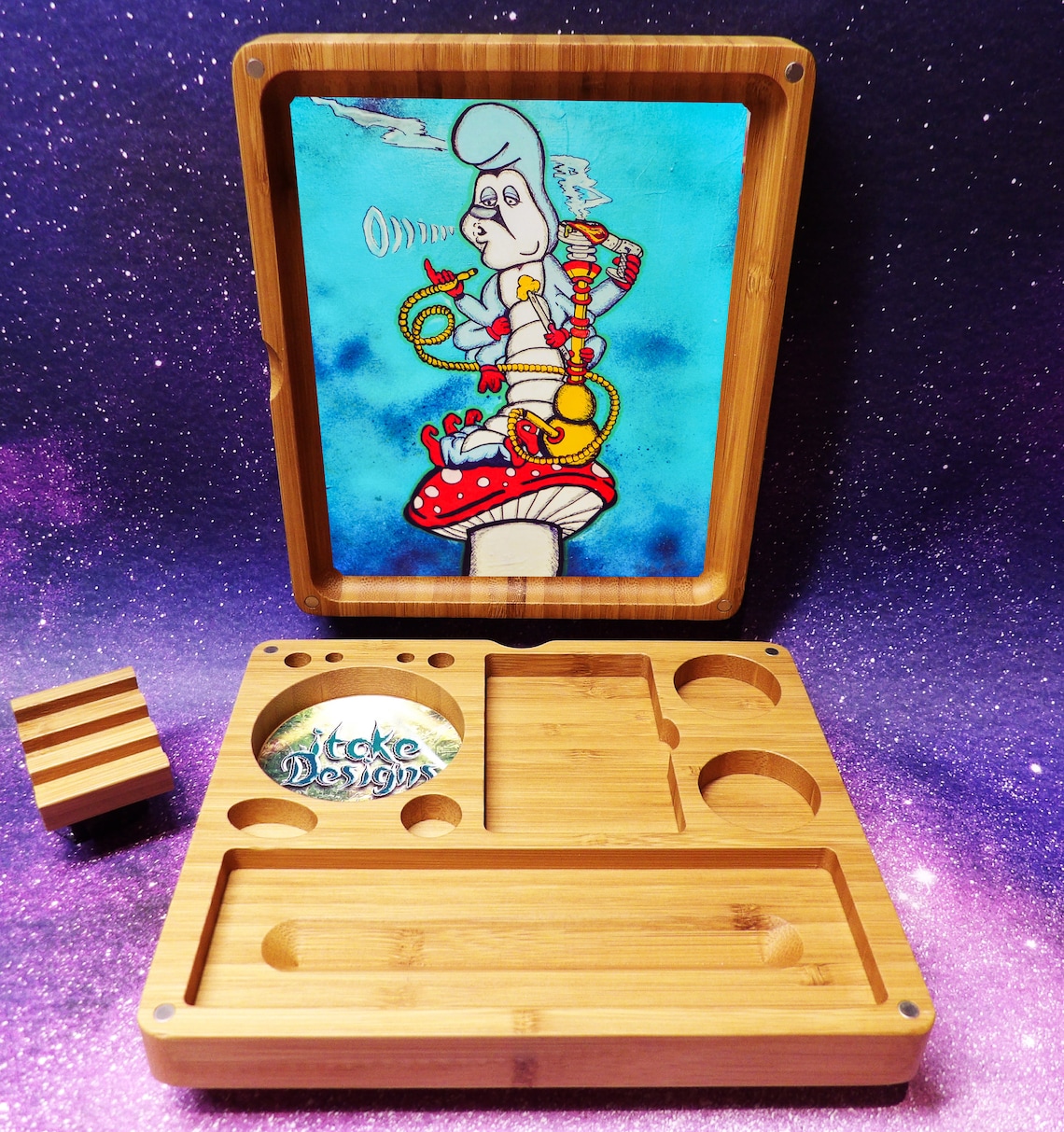 Alice in Wonderland Rolling Tray Etsy