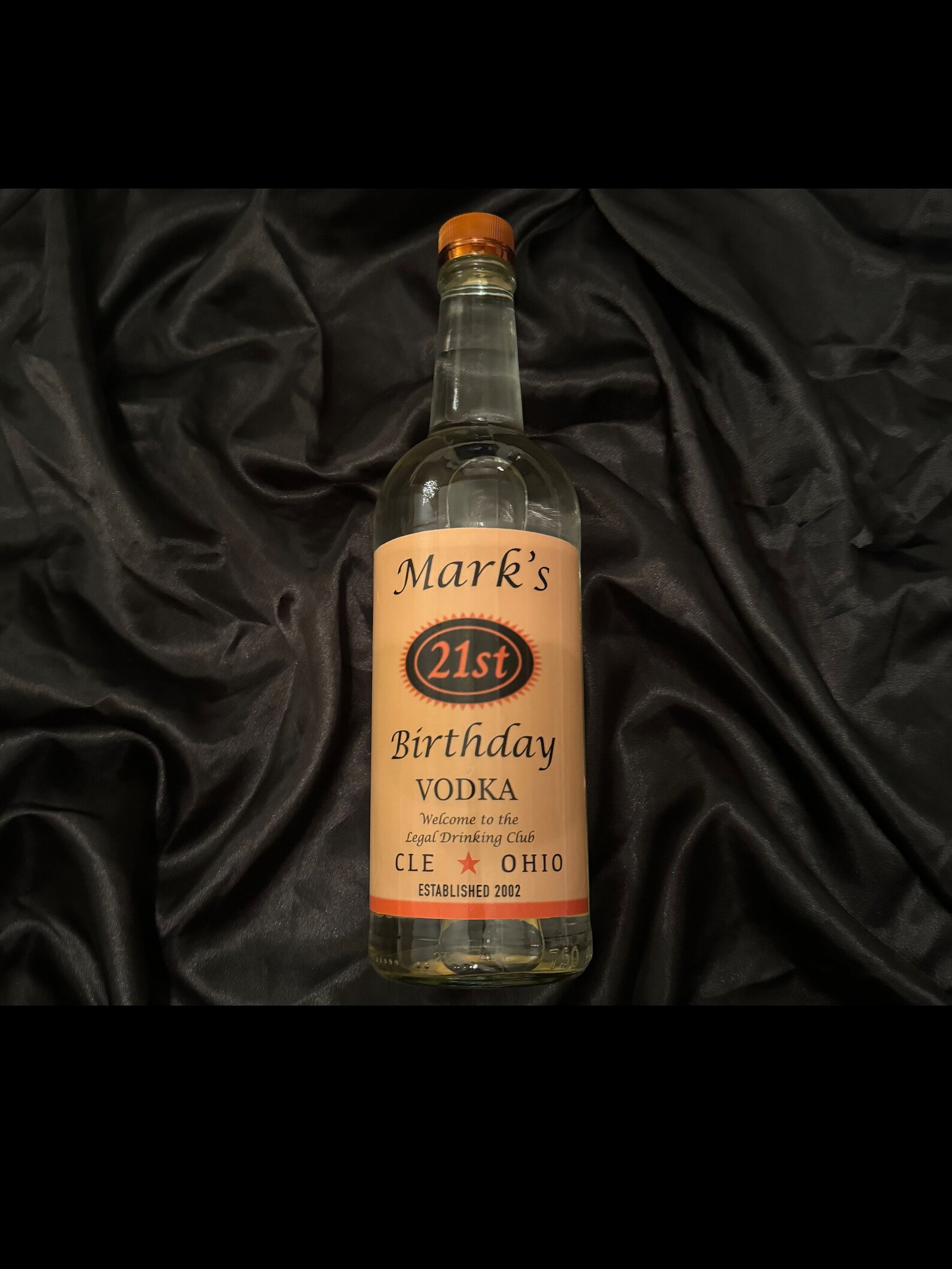 Custom Tito's Bottle Label - Etsy