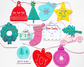 12 Days of Stitchmas Advent Embroidery Kit