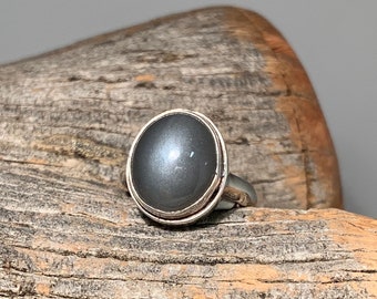 Oval Moonstone Ring