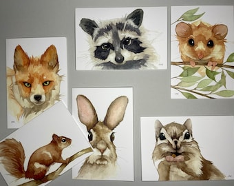 Little Animal Notecards