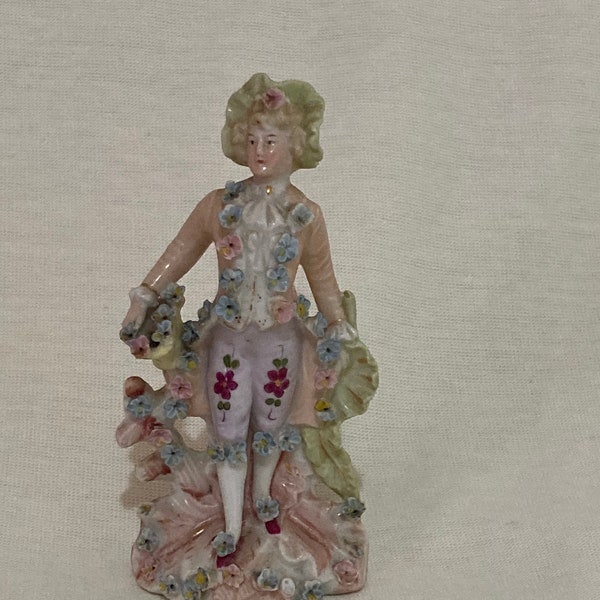 Antique German porcelain man figurine