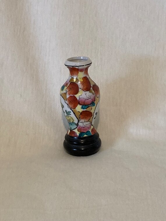 中国金箔ミリフルール磁器つぼみ花瓶 - Etsy 日本