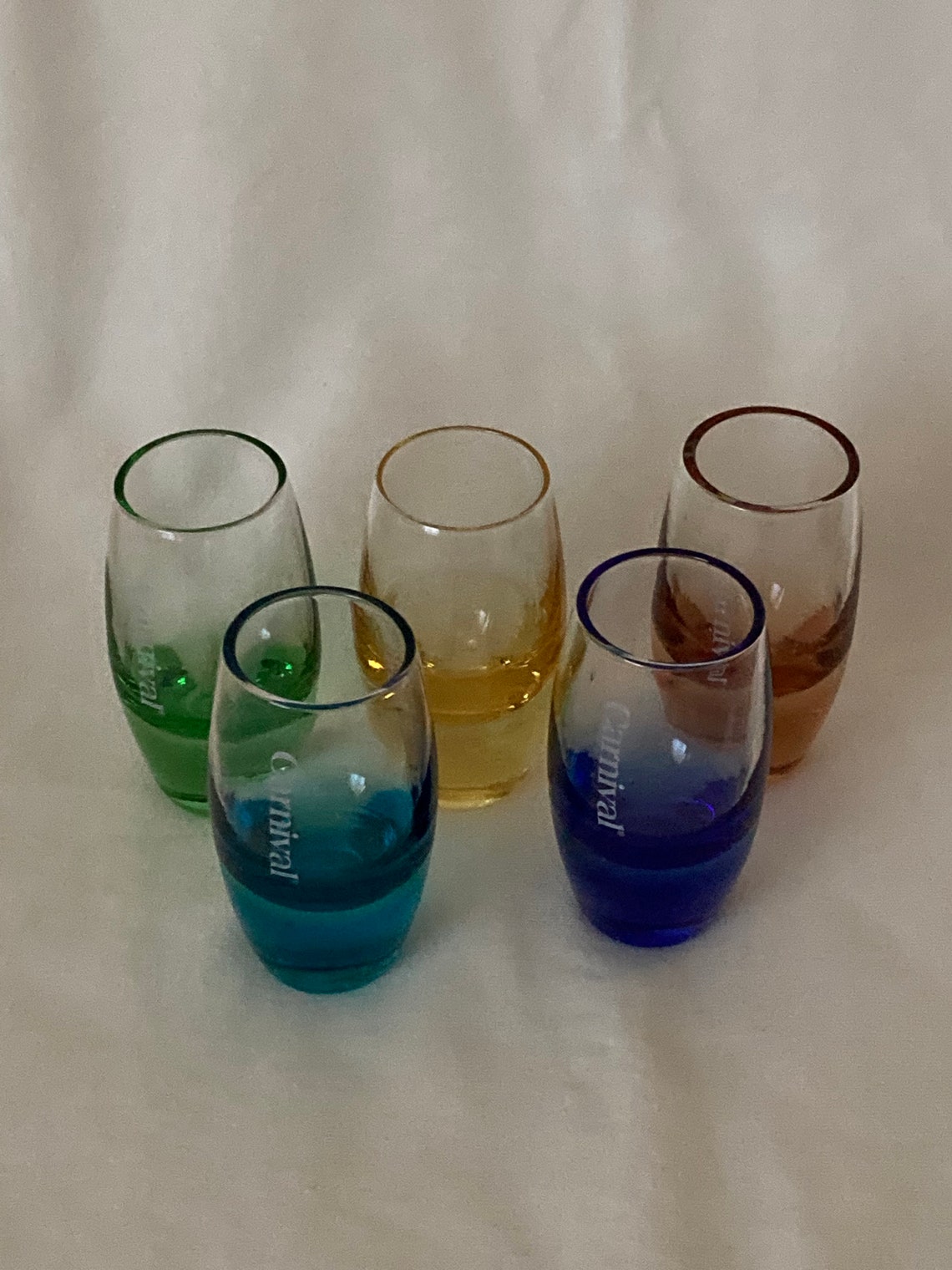 Carnival cruise line weighted shot glasses Etsy