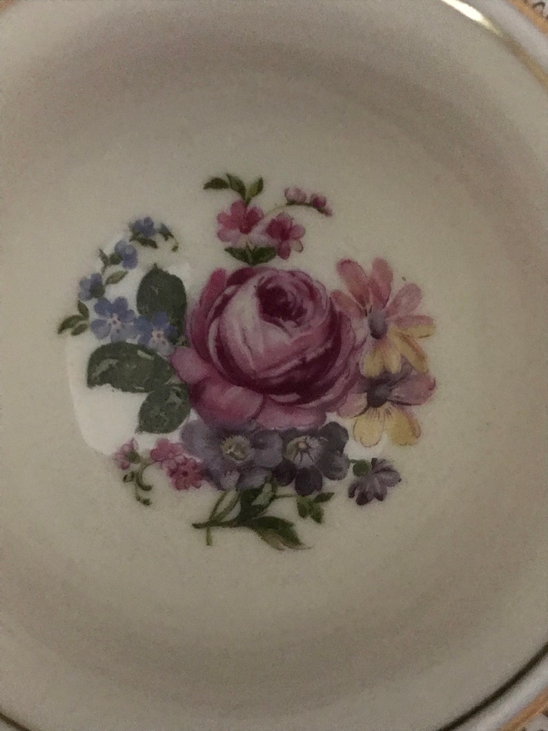 Vintage Alka Kunst Germany porcelain demitasse cup and saucer