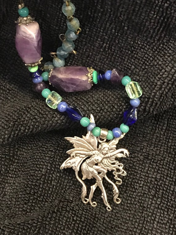 Peter Stone Celtic Fairy pendant