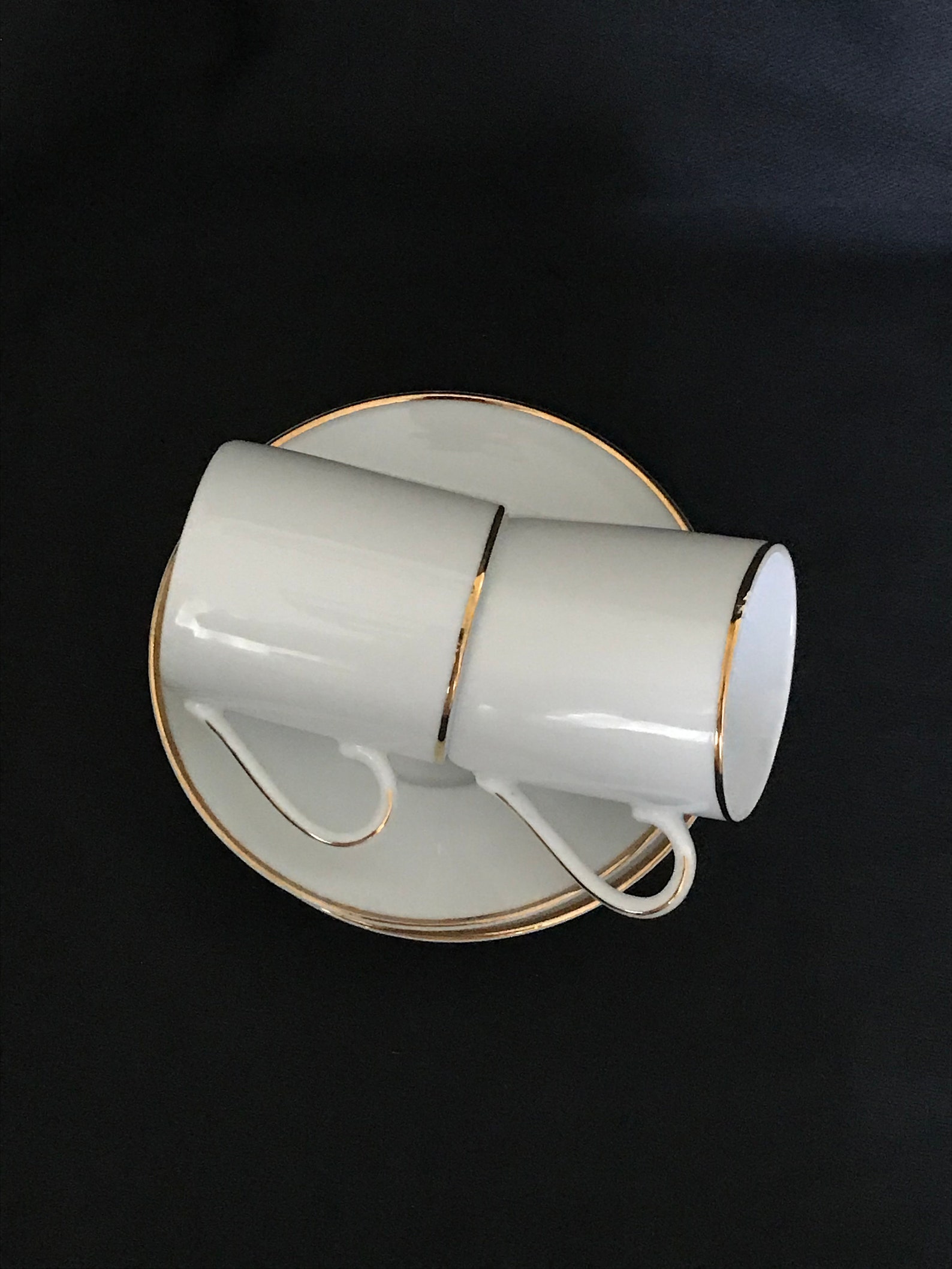 Milano Collection Fine Porcelain Coffee Cup and Saucer Set Etsy Australia