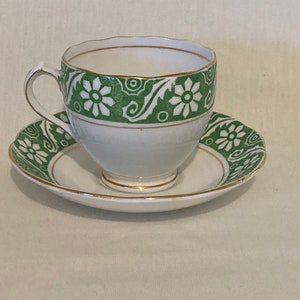 Roslyn England Fine Bone China Teetasse und Untertasse Set