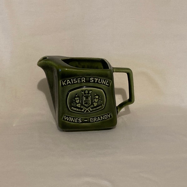 Vintage Australia Kaiser Stuhl wines - brandy green jug