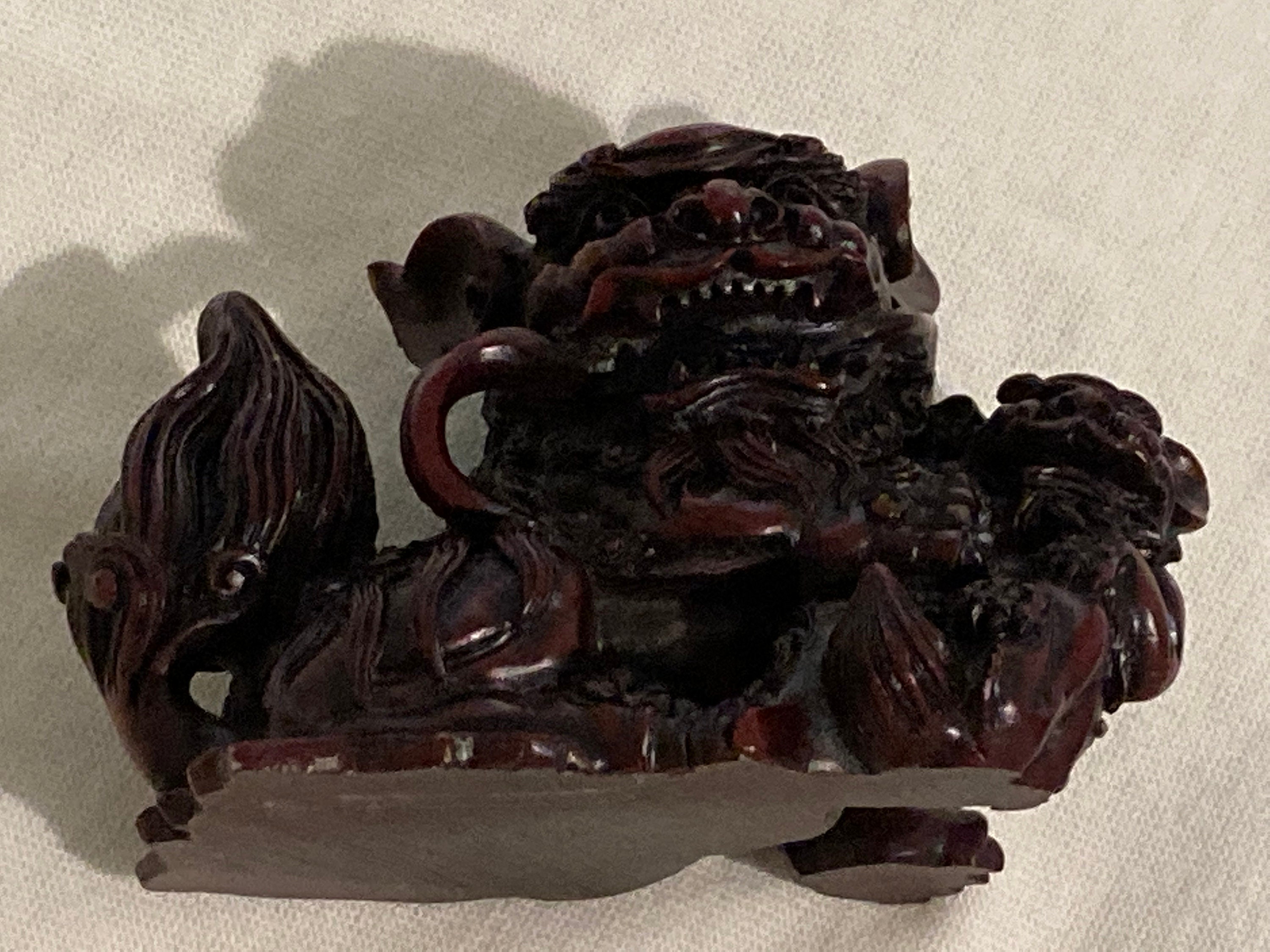 resin foo dogs