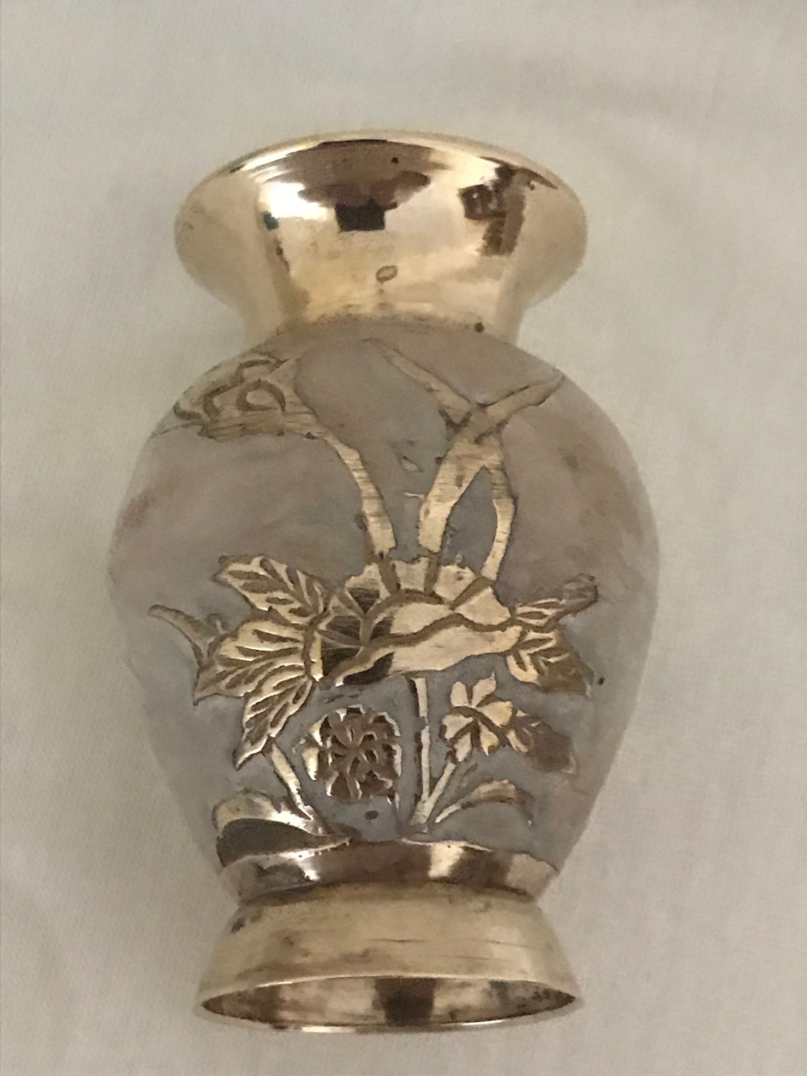 Buy Vintage Brass Vase 9 Cm High Online in India Etsy