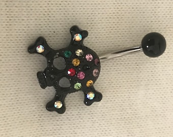 Navel Bauch-Taste-Ring piercing