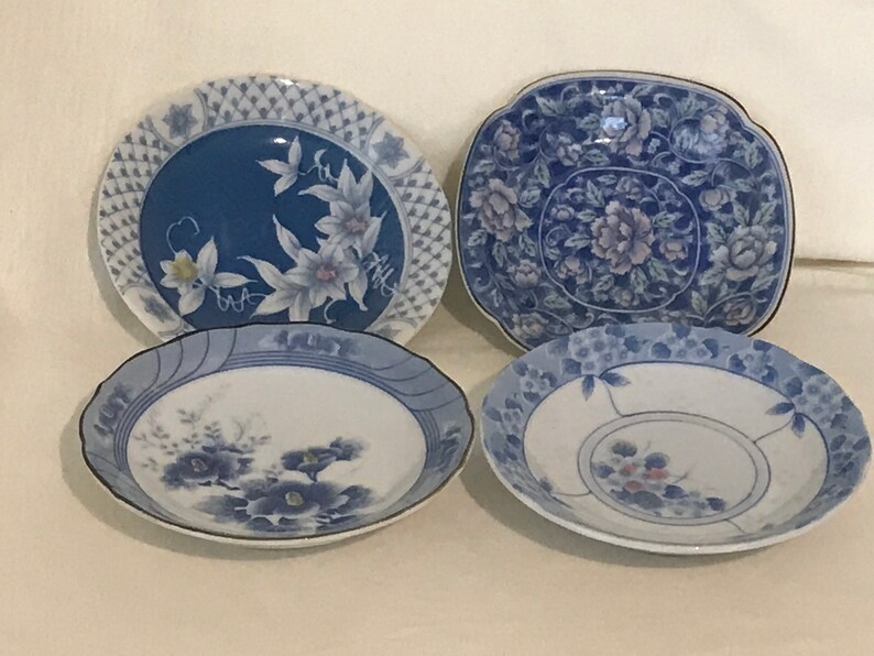 Set di quattro piccoli piatti in porcellana asiatica Etsy Italia
