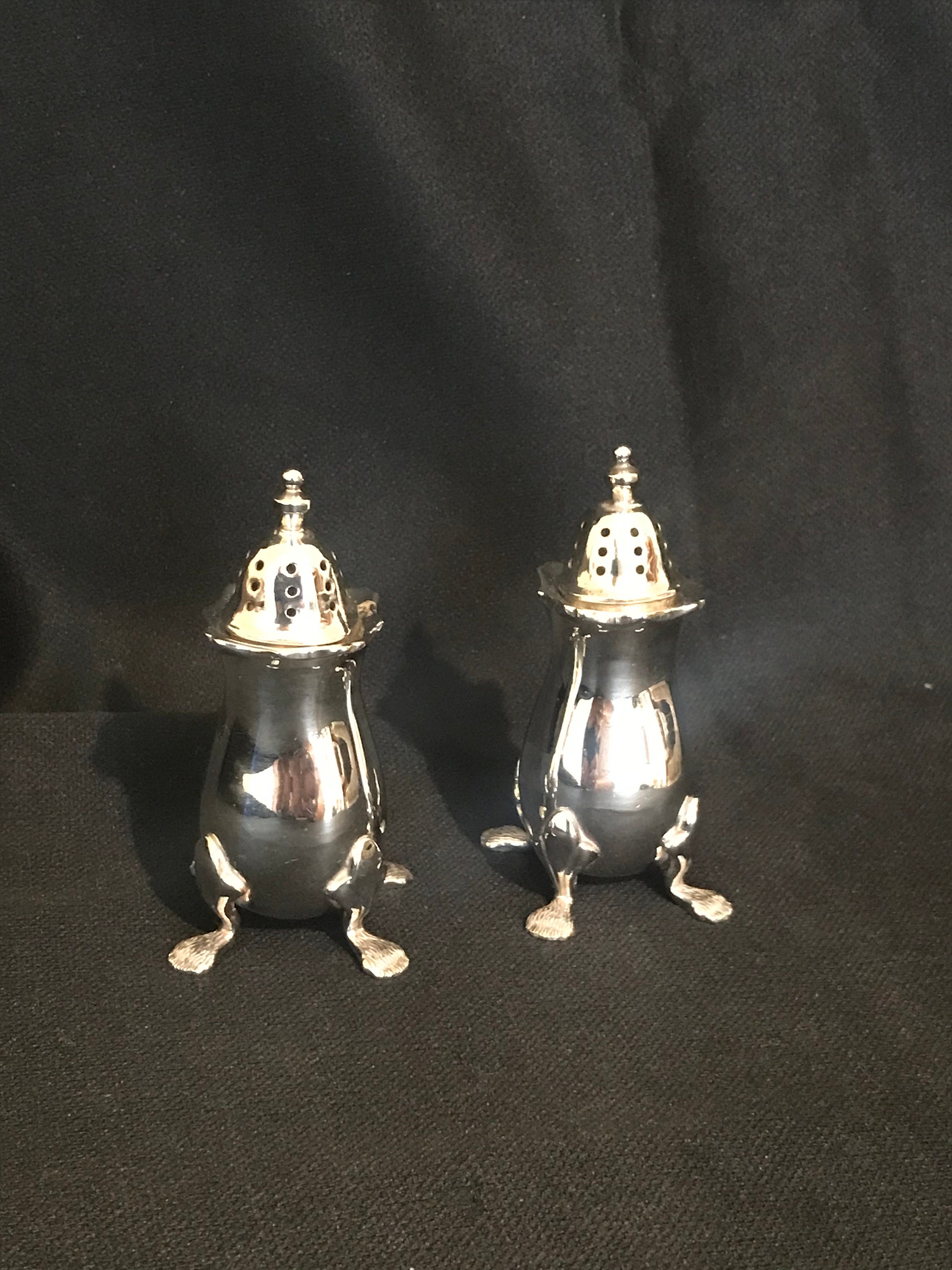 Vintage Strachan Productions Silver Plate Footed Salt And Etsy Vintage Strachan Productions Silver Plate Footed Salt And Etsy