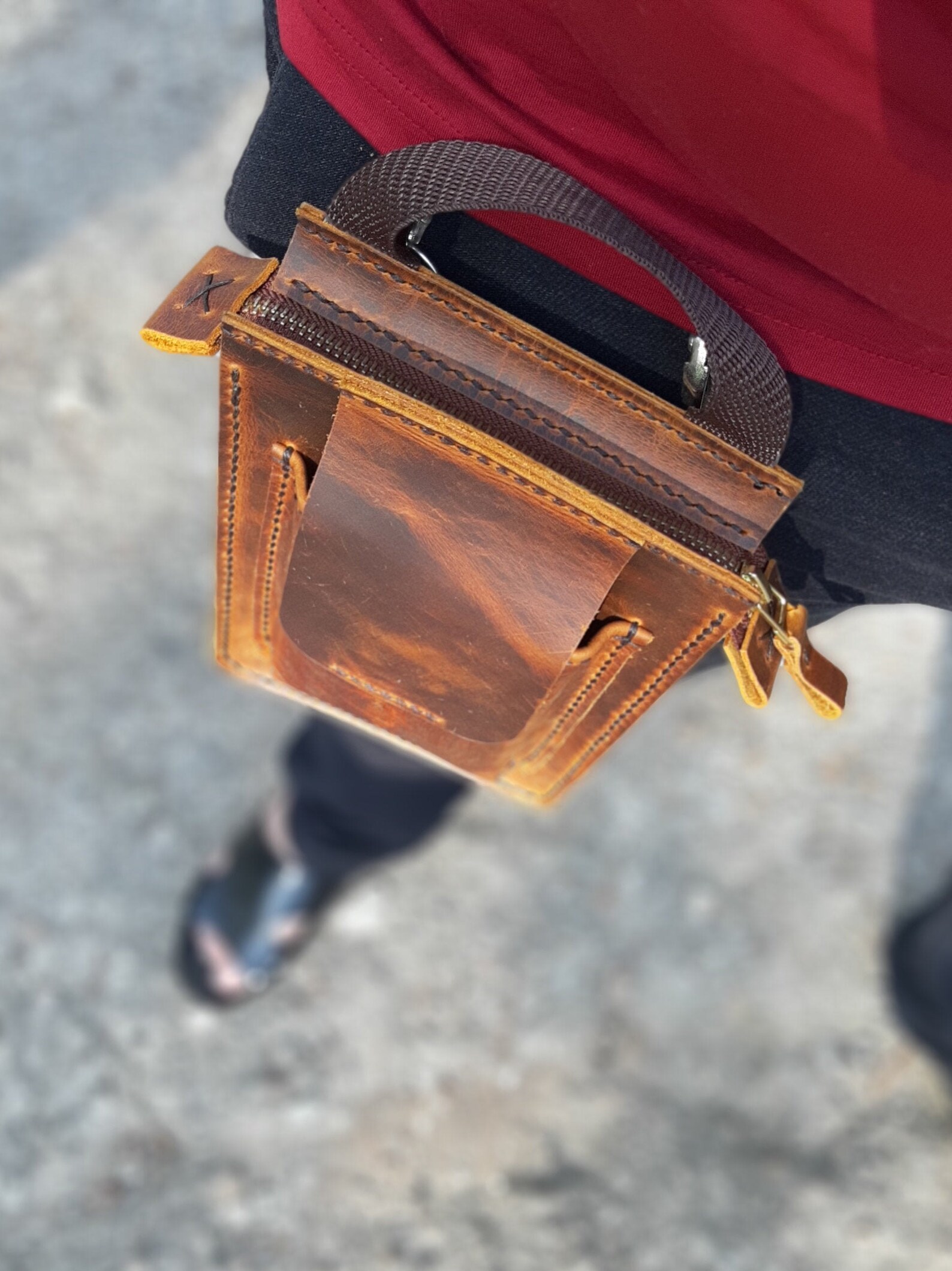 Leather Cross body Bag pattern for Men Sewing DIY Download Etsy