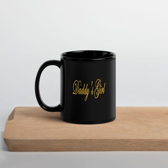 Daddy's Girl Black Coffee Mug