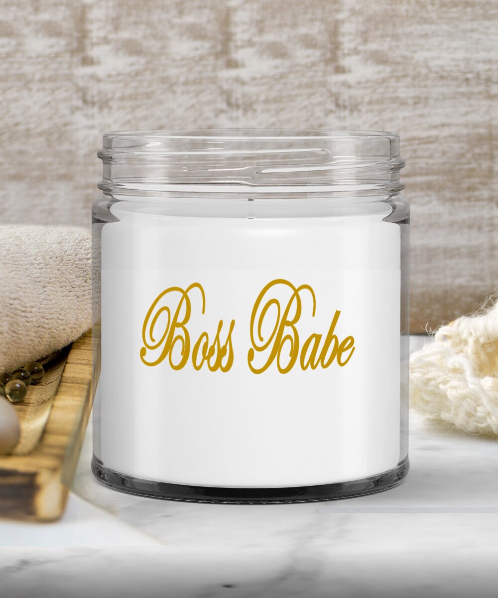 Boss Babe Candle Gift for Her Gift for Boss Gift for Etsy UK