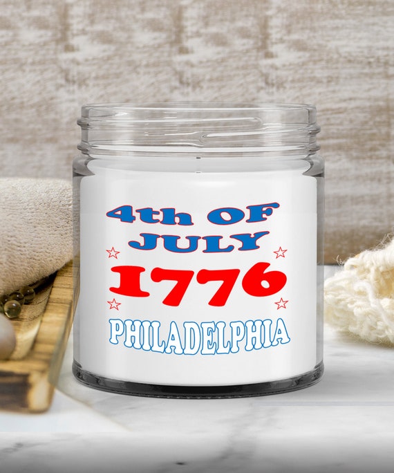 4th of July 1776 Candle - Holiday Gift, Independence Day