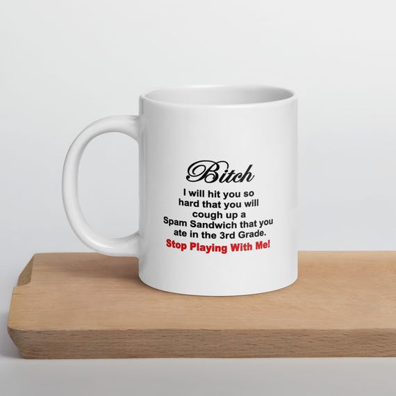 Cough Up A Spam Sandwich White Coffee Mug