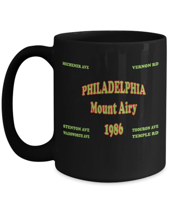 Philadelphia Mt. Airy 1986 Coffee Mug - Philly Coffee Mug, Gift for Him, Gift for Her, Best Seller