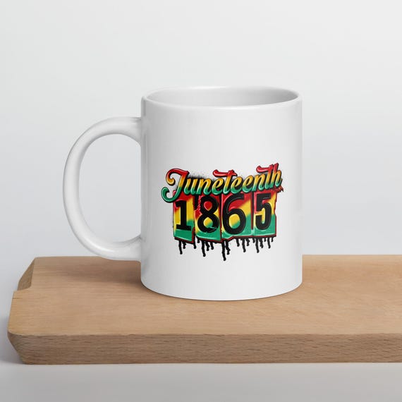 Juneteenth 1865 RBG White Coffee Mug