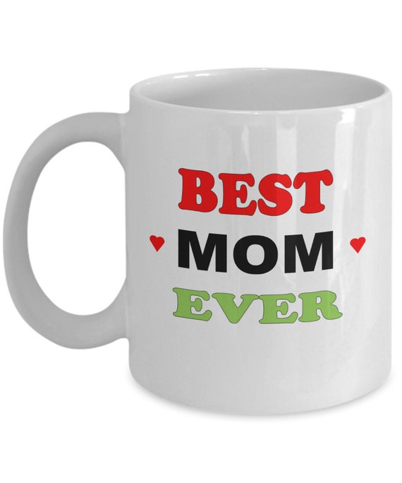 Best Mom Ever White Coffee Mug RBG - Gift for Mom, Mother's Day, Best Mother Ever