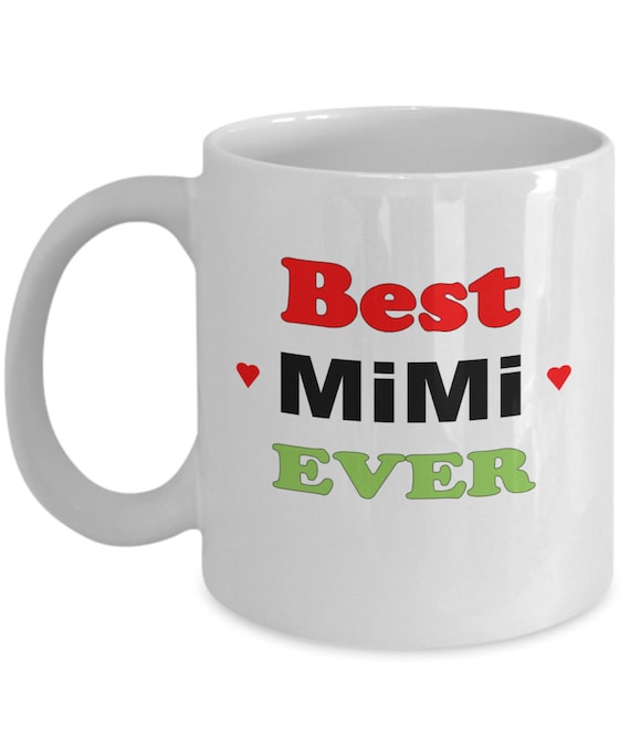 Best Mimi Ever White Coffee Mug RBG, Gift for Grandma, Mother's Day Gift, Best Grandmother