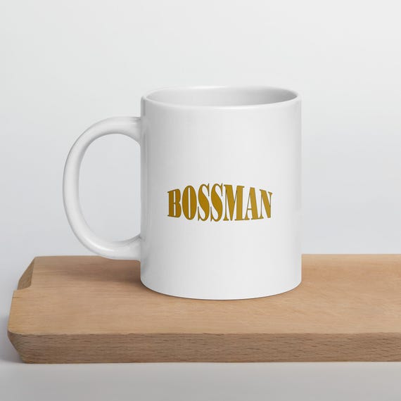 Bossman White Coffee Mug