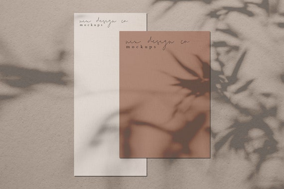 Download Wedding Stationery Mockup Elegant Stationery Mockup Shadow Etsy PSD Mockup Templates