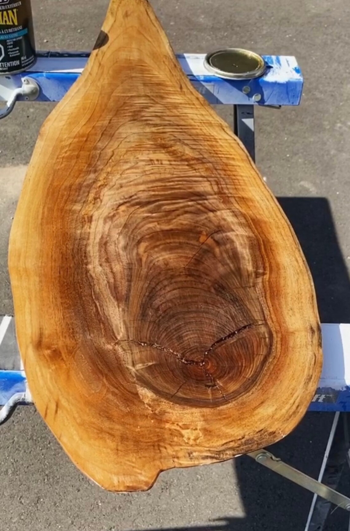 Live Edge Tv Stand Etsy Canada