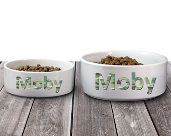 Made in USA Monogram Your Pet Dog or Cat Personalized Large Pet Placemat