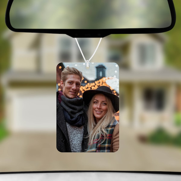 Set of 2 | Personalized Air Fresheners | Custom Car Accessories | Custom Photo Portrait