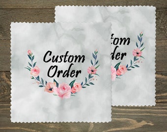 Eyeglass Cleaning Cloth | Custom Accessories | Custom Order